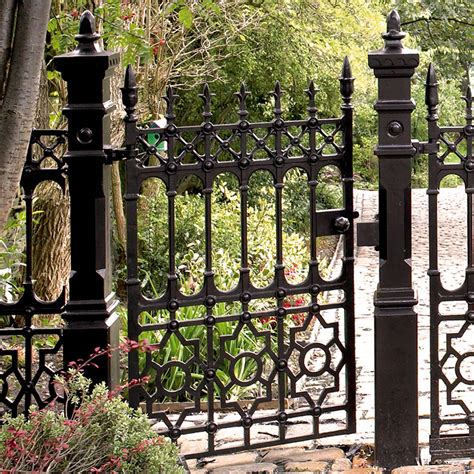 outdoor metal gates and fences